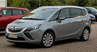 Opel Zafira B — photo illustrative