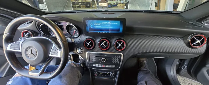 Mercedes Classe A — installation CarPlay