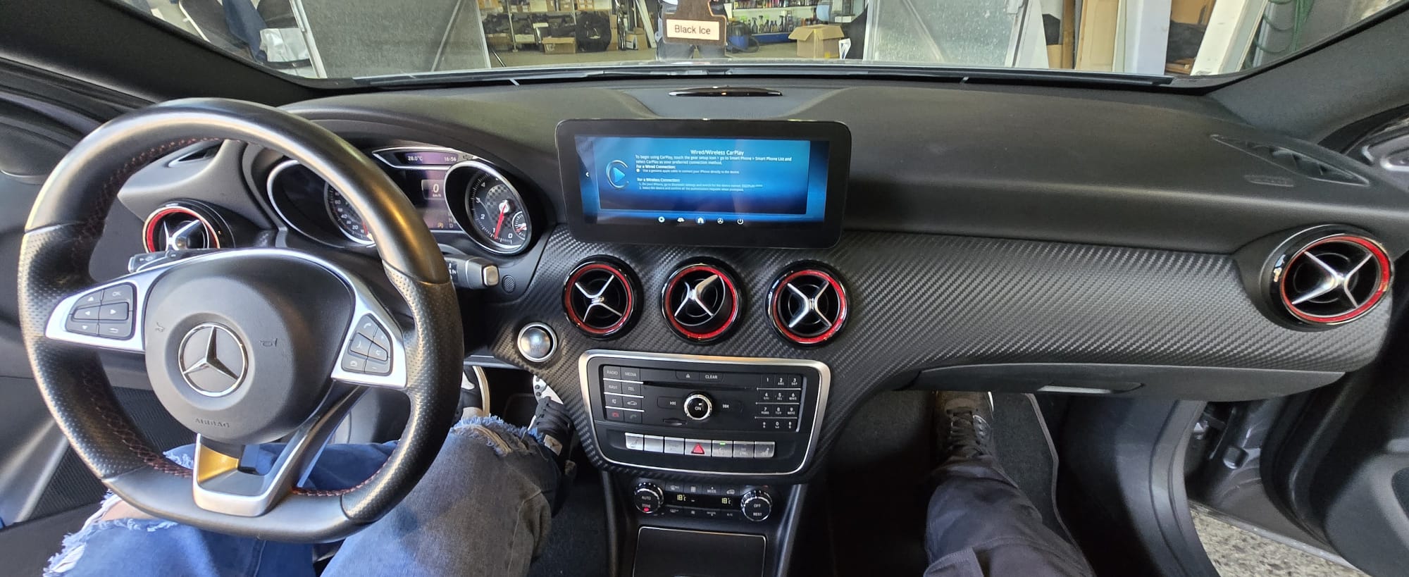 Mercedes Classe A — installation CarPlay